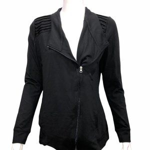NWT SUSAN LUCCI COLLECTION LONG SLEEVE BLACK‎ MOTO JACKET SMALL